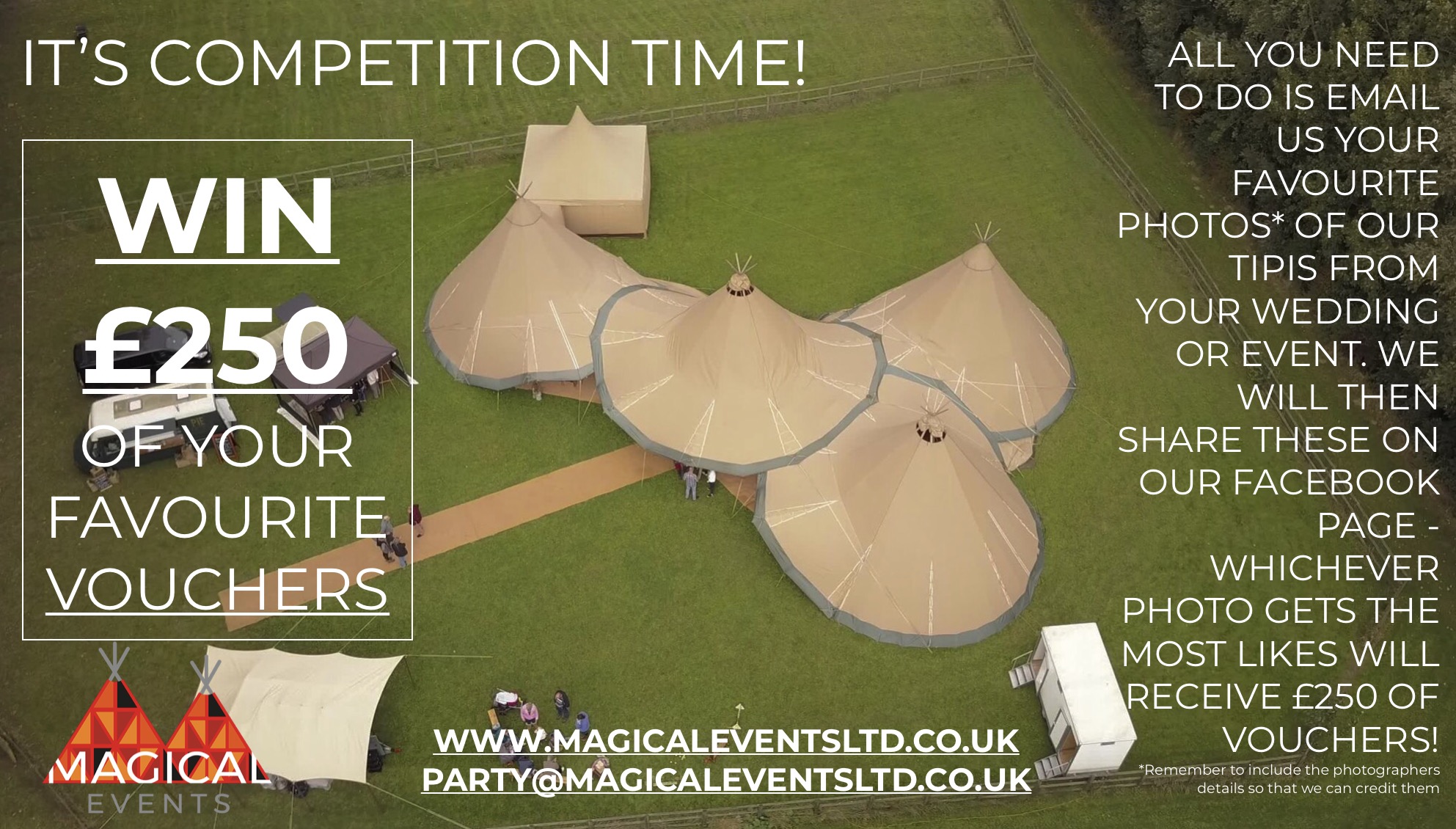 Tipi Hire Promotion